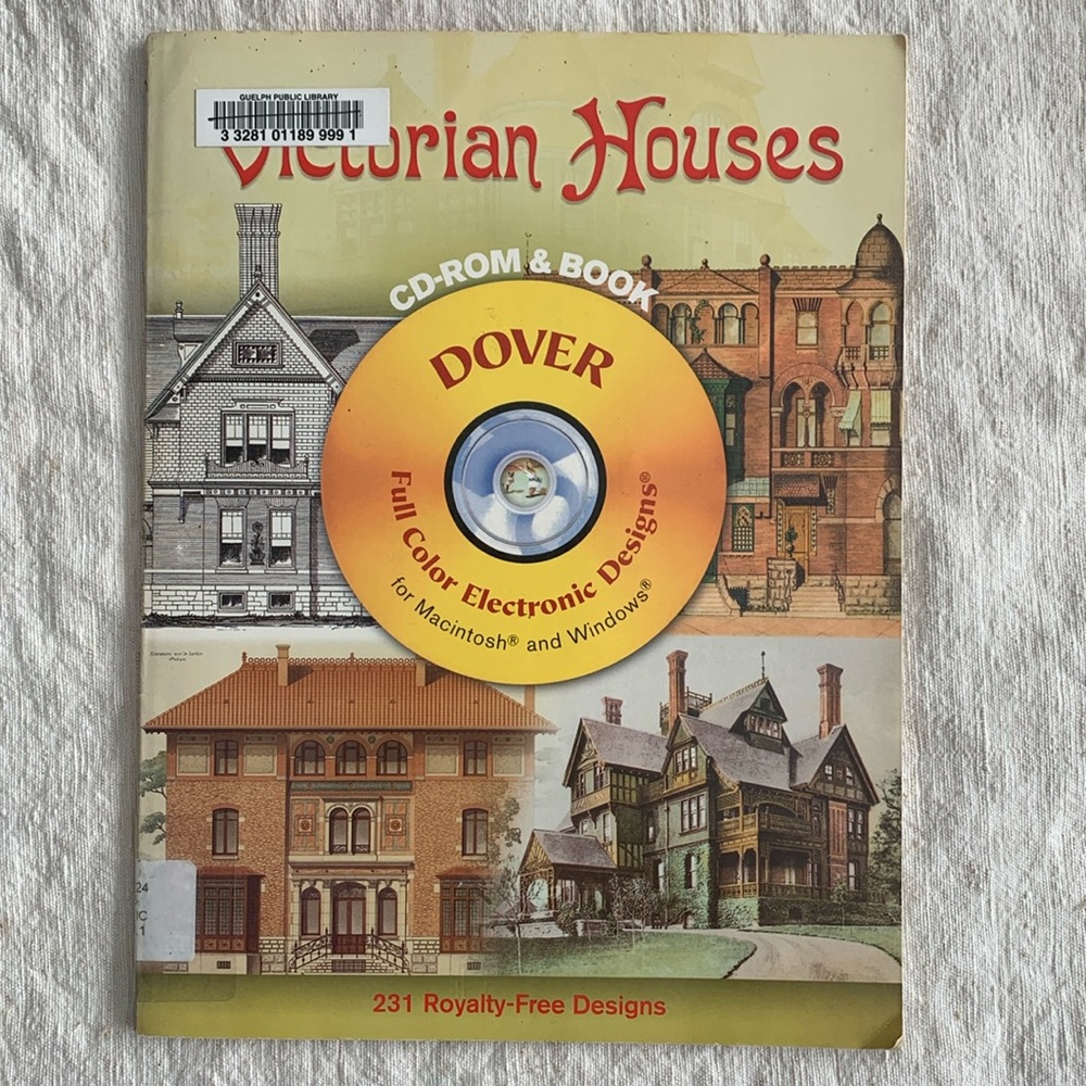Book & CD-ROM | Victorian Houses: 231 Royalty-Free Designs
